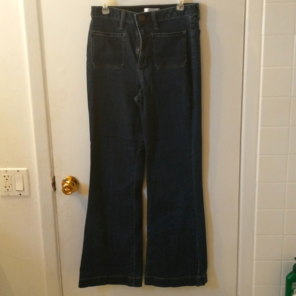 Wide leg jeans